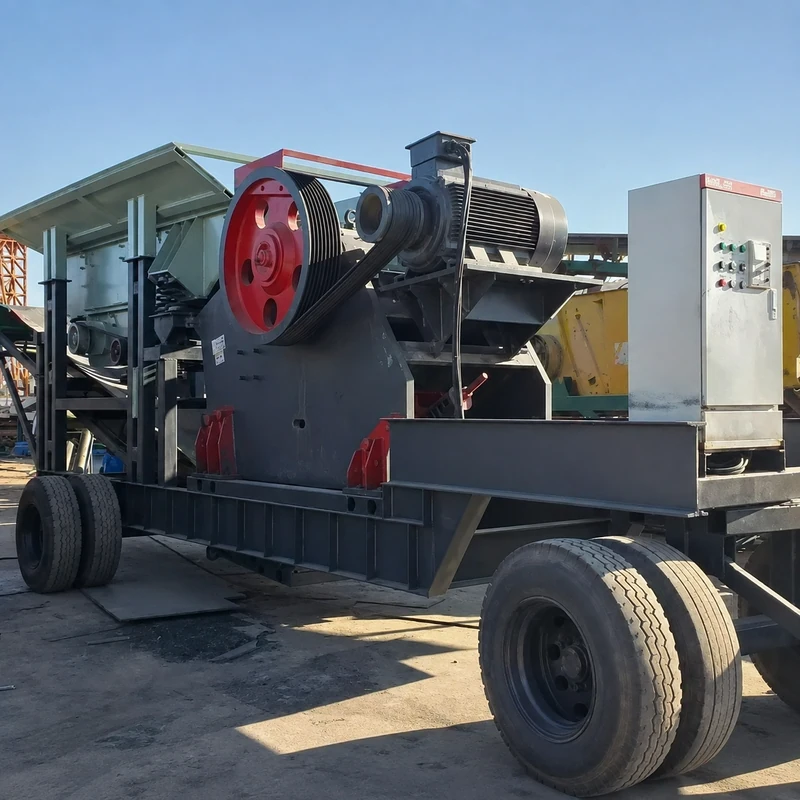 Mobile crushing station - 01