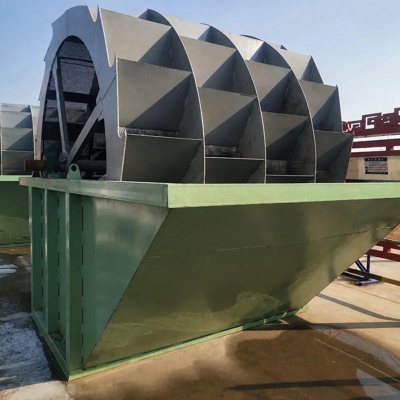 Wheel sand washing machine - 01